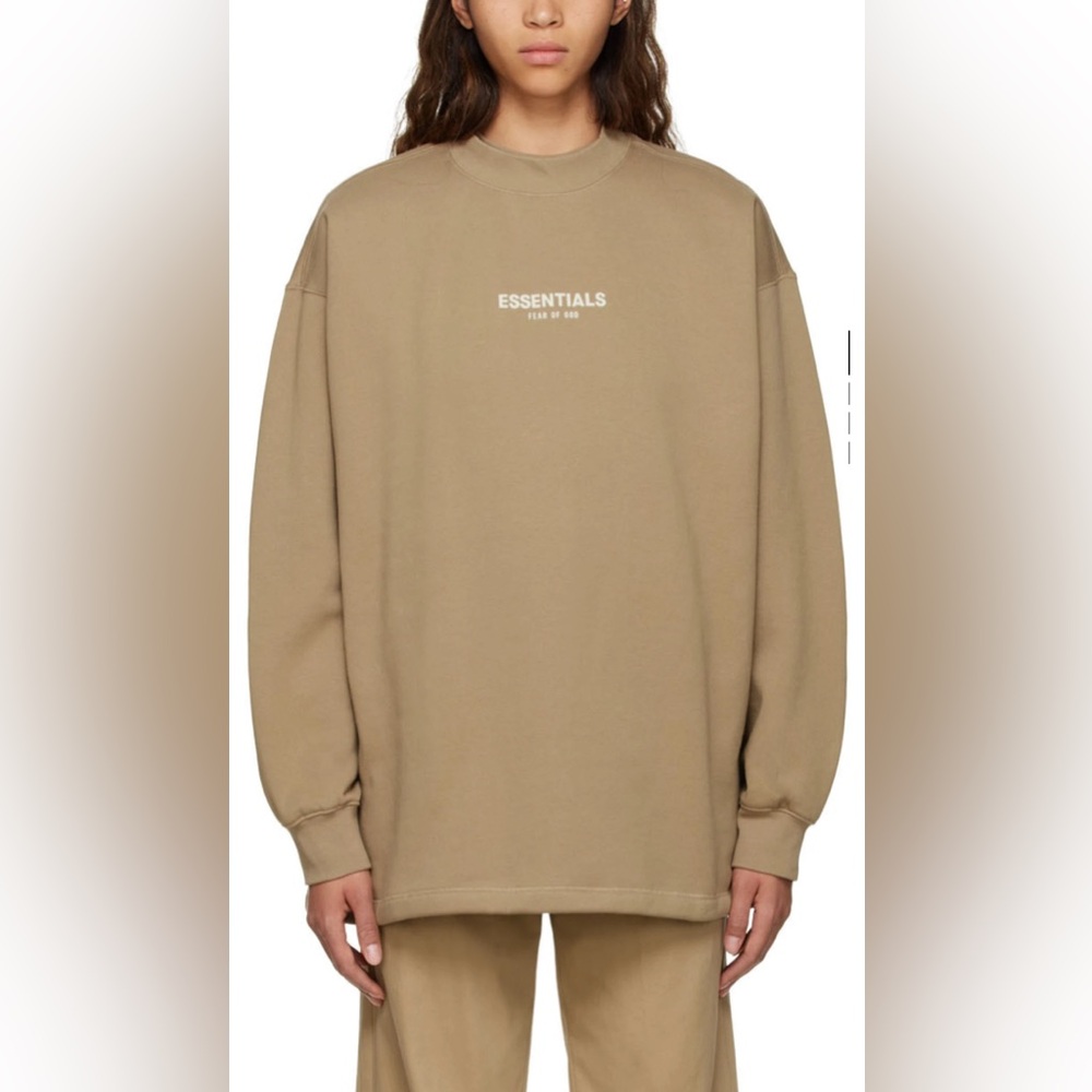 <Fear of god> Essential oversized sweater shirts